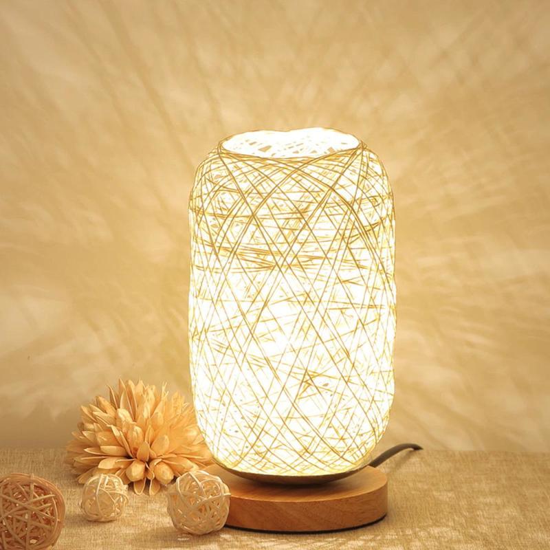Nordic Wood Table Lamp Living Room Bedroom Night Rooms Art Decoration