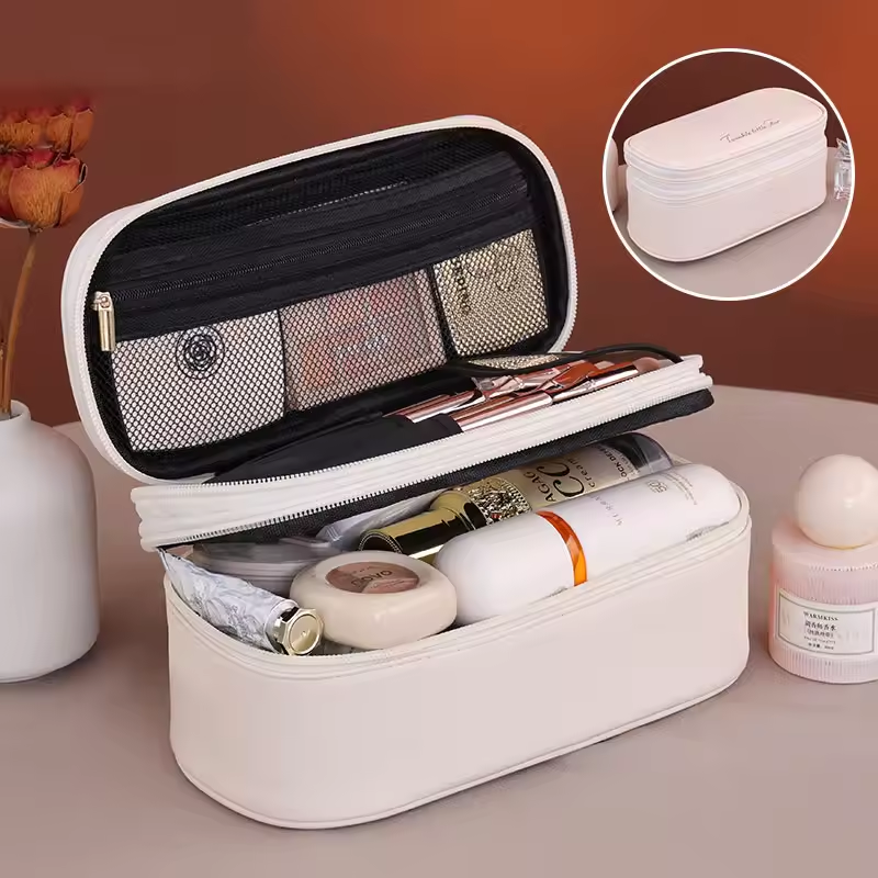 Water Resistant Portable Travel Cosmetic Organizer Case