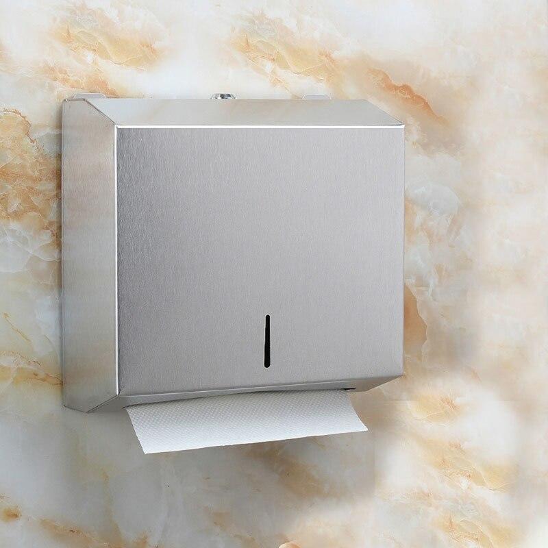 Large capacity stainless steel wall towel container for kitchen & bathroom