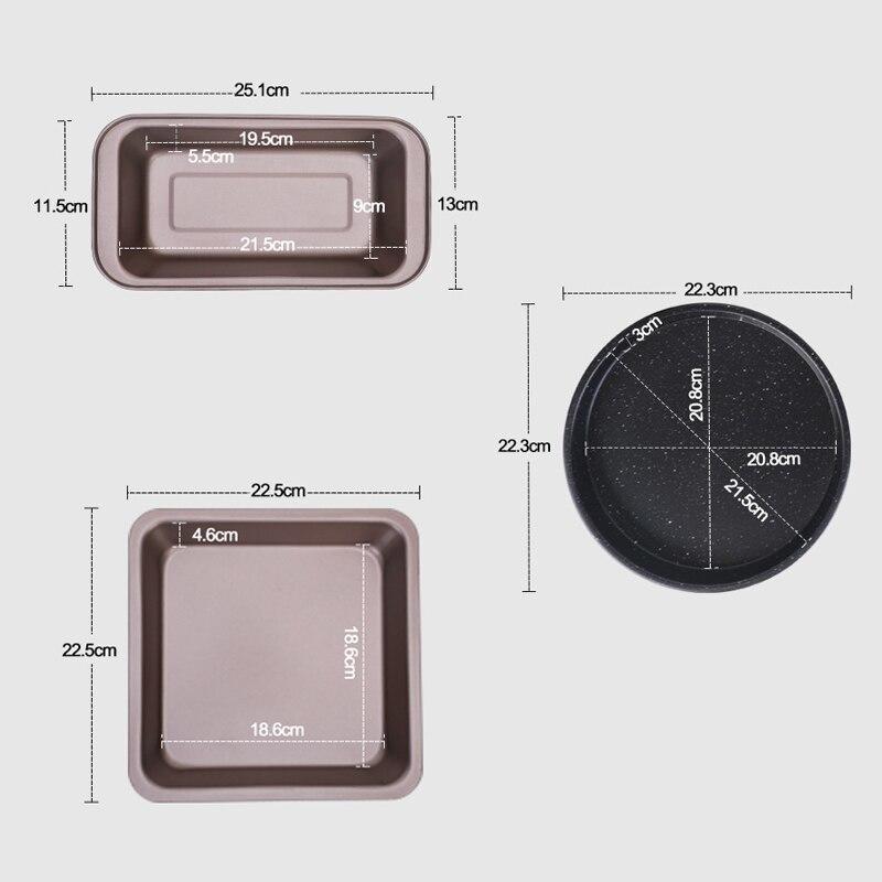 5 Pieces Cake Mold Carbon Steel