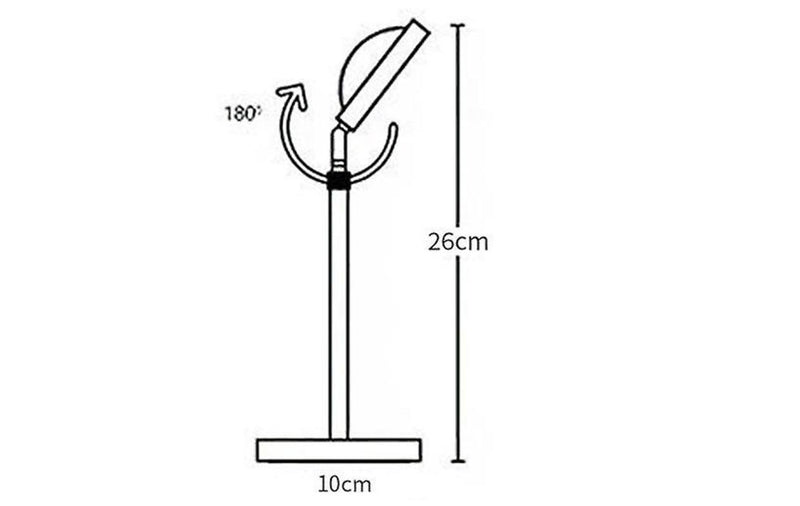 LED Sunset Lamp Triangle Stand Table Lamp Bedroom Art Creative Backlig