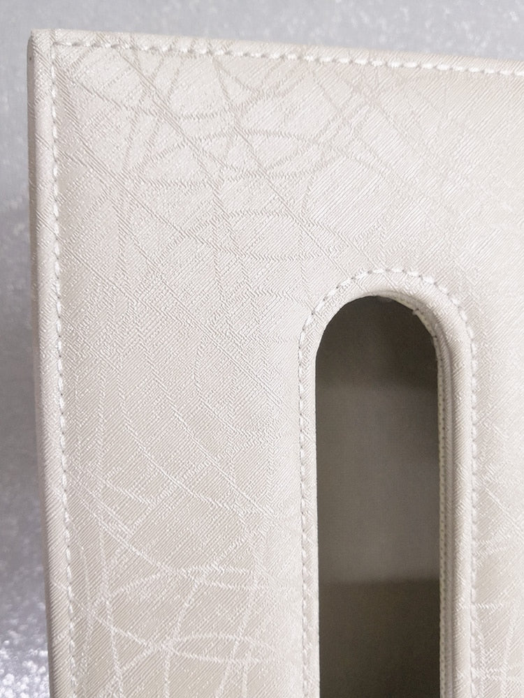 UPSCALE Napkin Box PU Leather Car Napkin Box