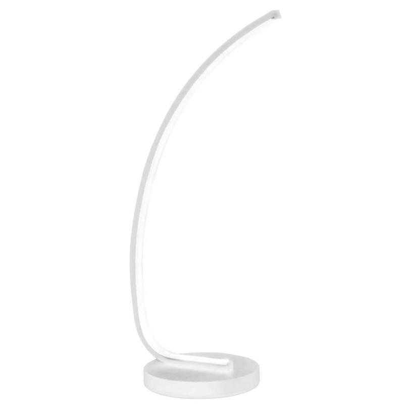 Spiral Nordic Spiral Shase Curve Shape Design Table Lamp Metal Acrylic