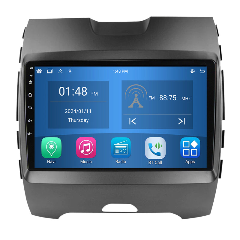 RoverOne Car Stereo Radio Bluetooth CarPlay GPS Navigation for Ford Edge 2 2015 - 2018