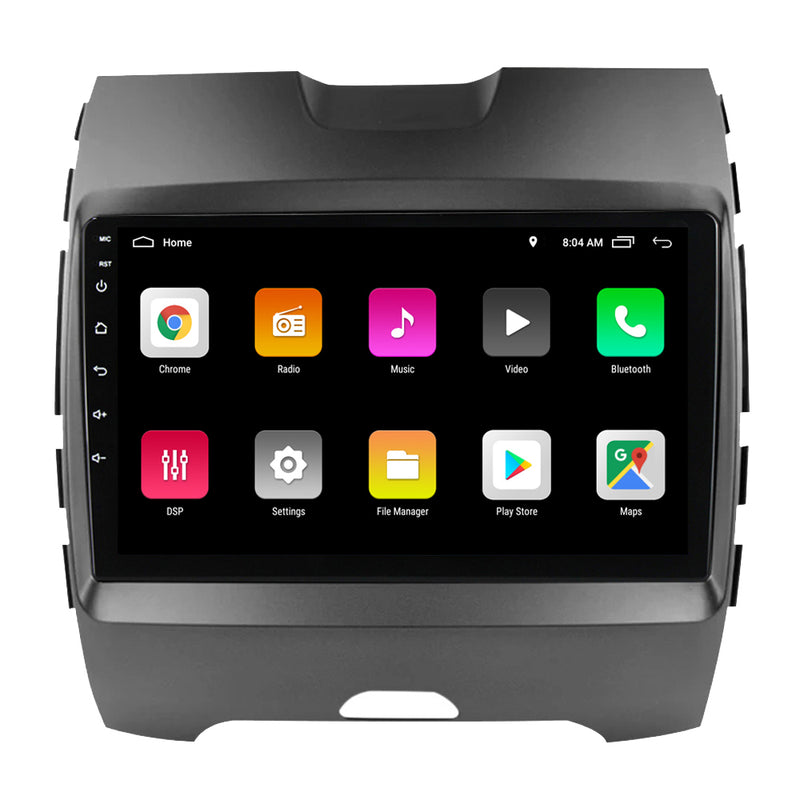 RoverOne Car Stereo Radio Bluetooth CarPlay GPS Navigation for Ford Edge 2 2015 - 2018