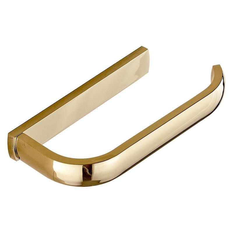 Toilet paper holder gold plated