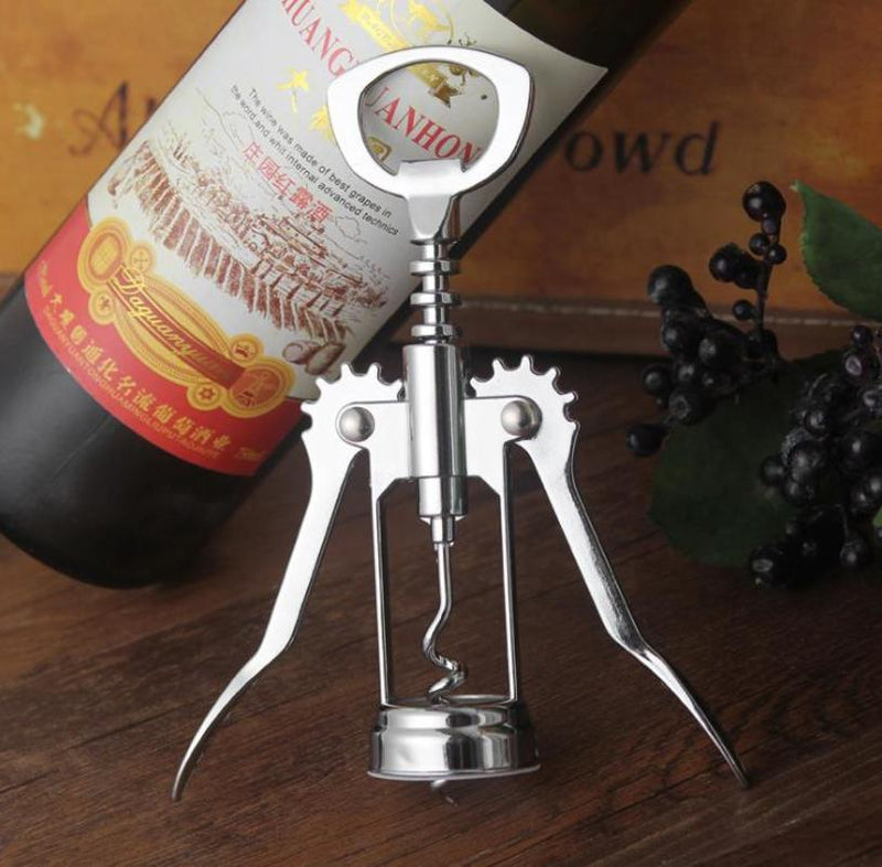 Bottle Opener Stainless Steel Wine Openers Strong Wing Pressure Cork