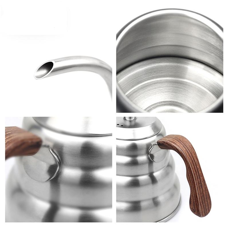 Stainless Steel Coffee Maker Stainless Steel Pot with Colasse Thermometer