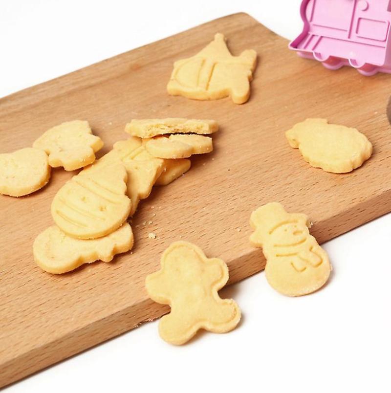 DIY Baking Tools Silicone Cookie Mold - 4 Pieces/Set