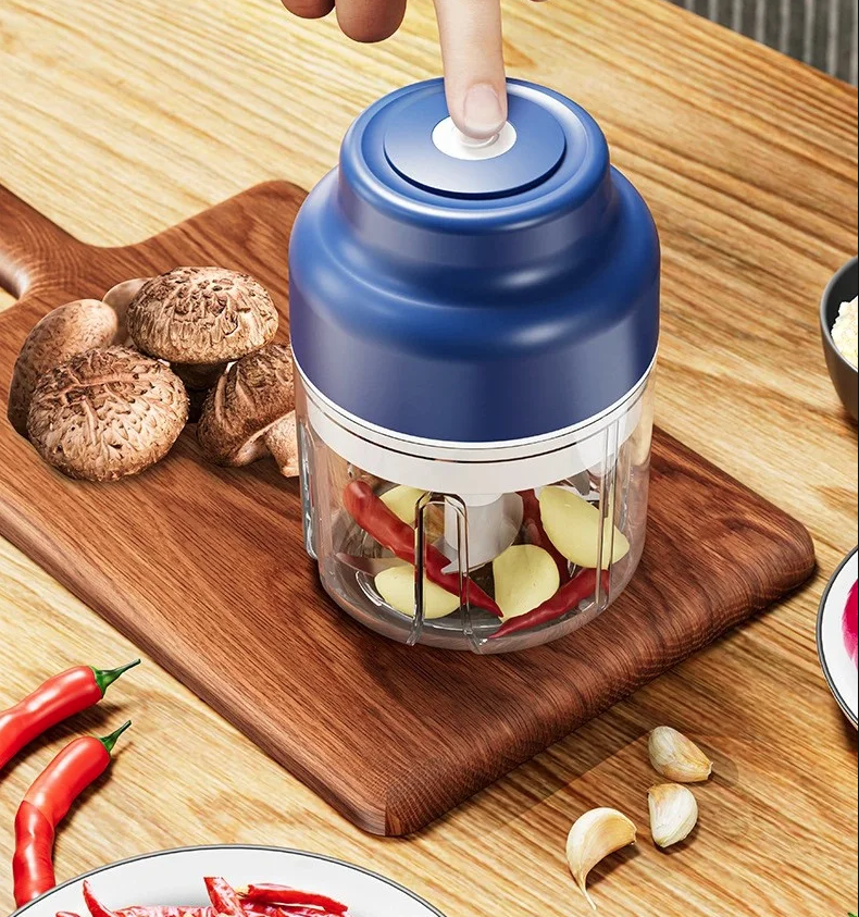 IPSTLE 320ML Electric Garlic Grinder, Vegetable Chopper, Food Processor USB Mini Garlic Grinder