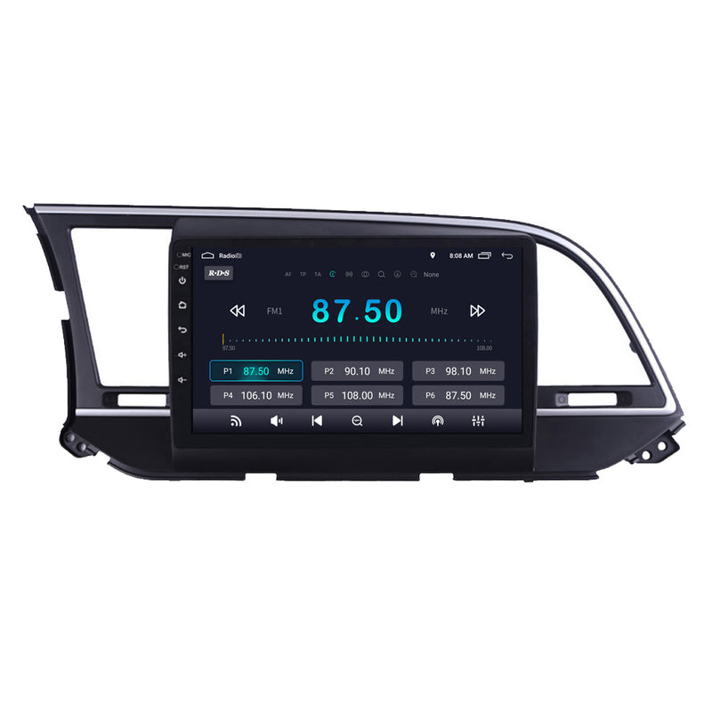 RoverOne Car Stereo Radio Bluetooth CarPlay GPS Navigation for Hyundai Elantra 6 2016 - 2018