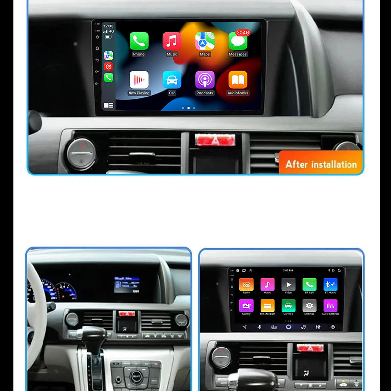 RoverOne Car Stereo Radio Bluetooth CarPlay GPS Navigation for Honda Elysion 2004 - 2015