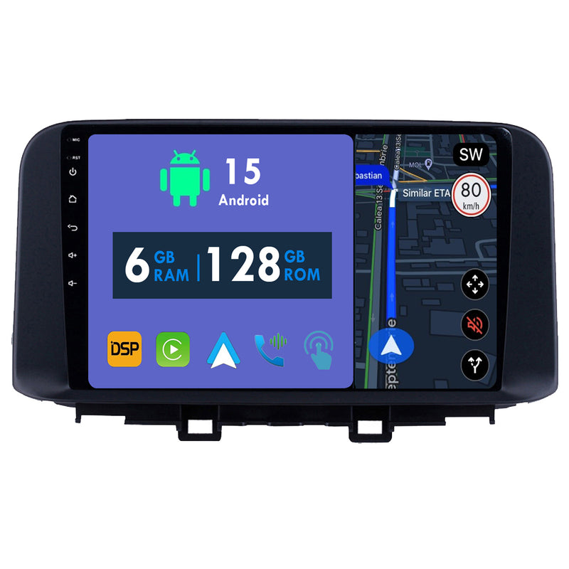 RoverOne Car Stereo Radio Bluetooth CarPlay GPS Navigation for Hyundai Encino 2018 - 2019