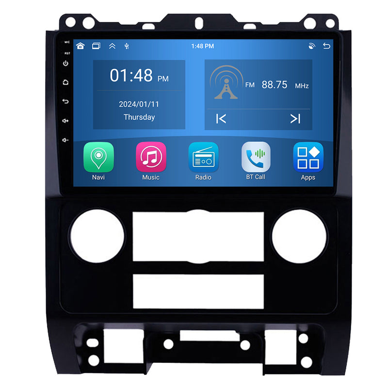 RoverOne Car Stereo Radio Bluetooth CarPlay GPS Navigation for Ford Escape For Mercury Mariner 2 2007 - 2012