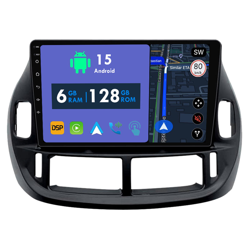 RoverOne Car Stereo Radio Bluetooth CarPlay GPS Navigation for Toyota Estima ACR30 2000 - 2005