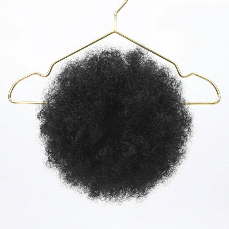 Afro Puff Hair Bun - Large Volume Synthetic Hair Scrunchie (18cm/8cm)2PCS）