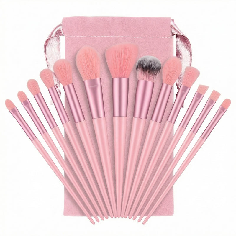 Makeup Brush Set Soft Hair eye shadow Brush Powder Brush powder blusher Brush concealer Brush Portable Makeup Brush Bag