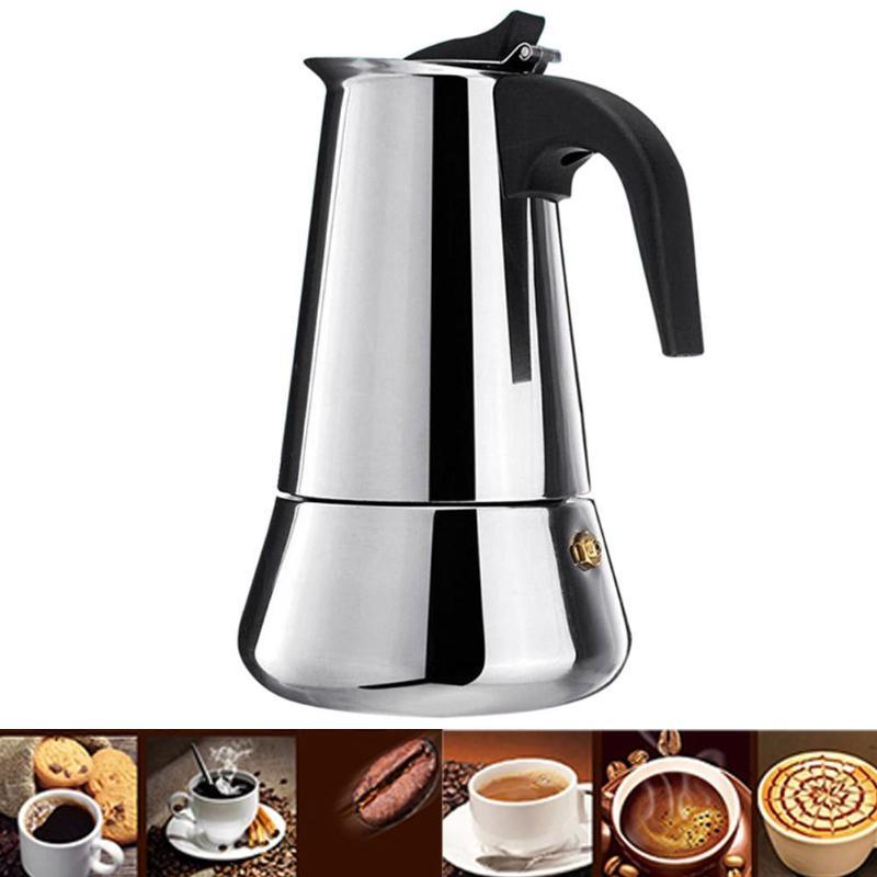Stovetop  Stainless Steel Mocha Coffee maker450ml