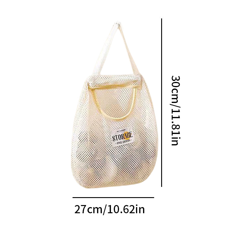 2Pcs Hanging Mesh Storage Bag