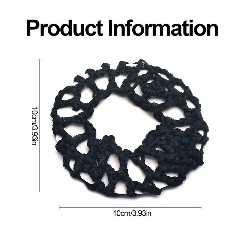 Woman Braided Bun Hair Nets, Vintage Snoods For Nurses & Dancers