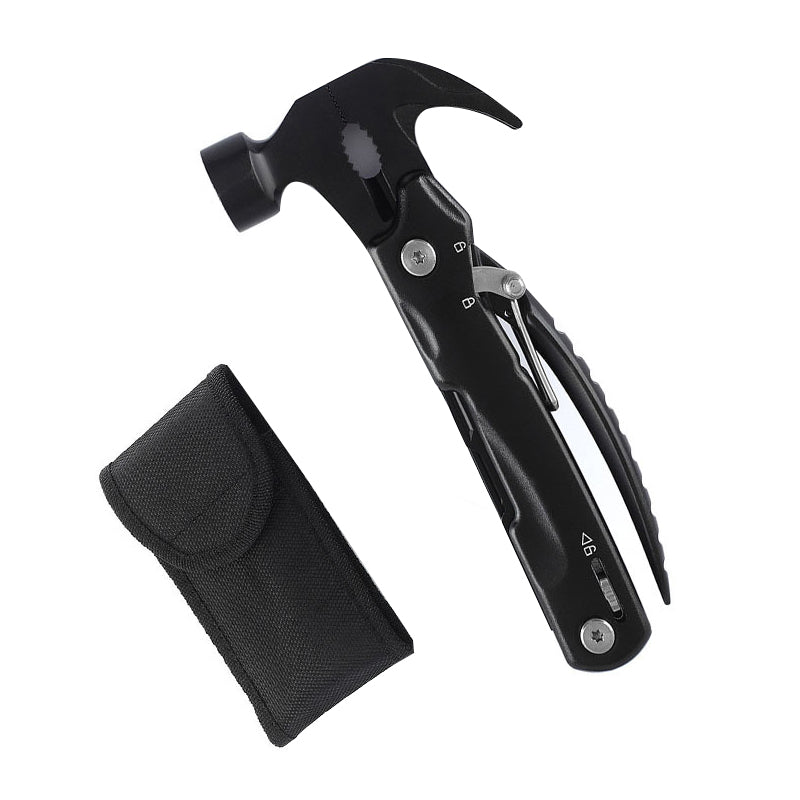 12-in-1 Hammer Multi-Tool – Pliers, Screwdrivers & More | Rust-Resistant