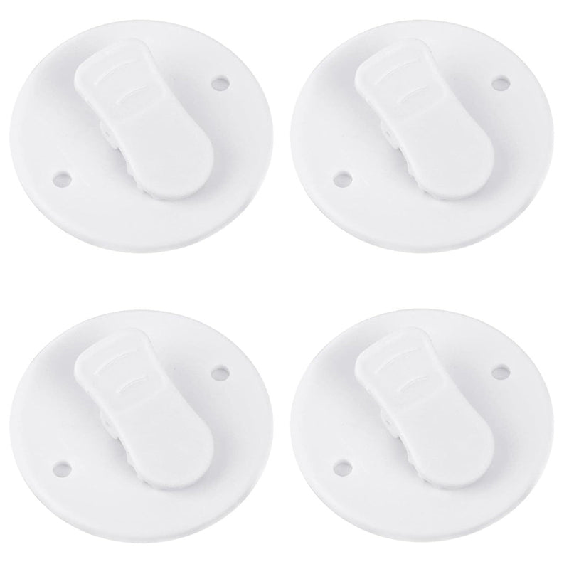 4Piece Shower Curtain Windproof Clips, Adhesive Splash-Proof Curtain Weight Holders