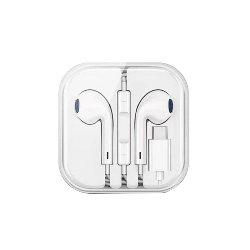 Type-C Wired Earbuds with Mic & Remote, in-Ear Headphones for Apple & Huawei Phones