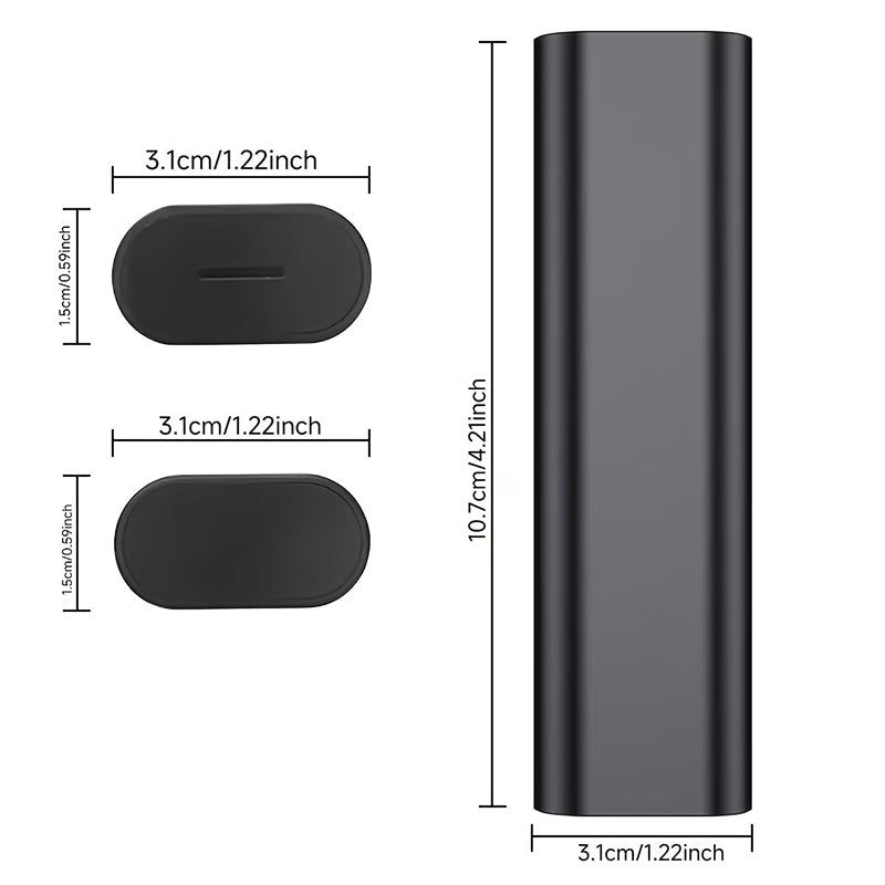 6-in-1 Ultra-Thin Travel Charging Cable – Type C, Lightning & Micro USB