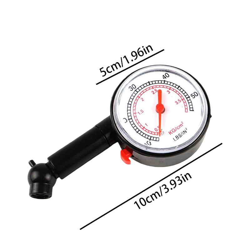 Precision Tire Pressure Gauge – Dual Scale PSI/Bar, No Battery Needed