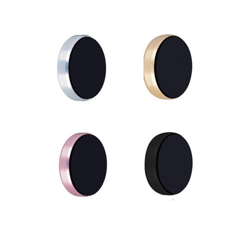 4Piece Aluminum Alloy Magnetic Phone Holders, Car Mount Stick-On Brackets for Navigation