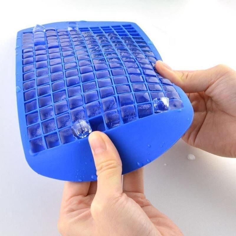 Silicone Mini Ice Cubes Tray Easy Release Stacking Cooling Whisky