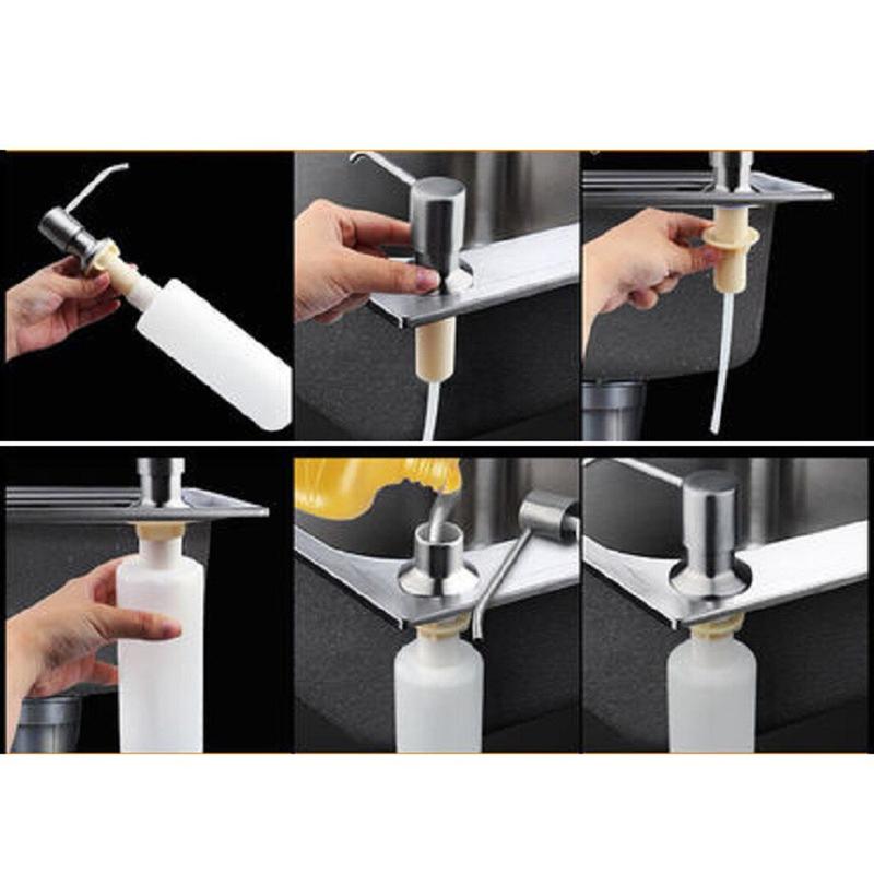 White Liquid Soap Dispenser Balm Pump Cover