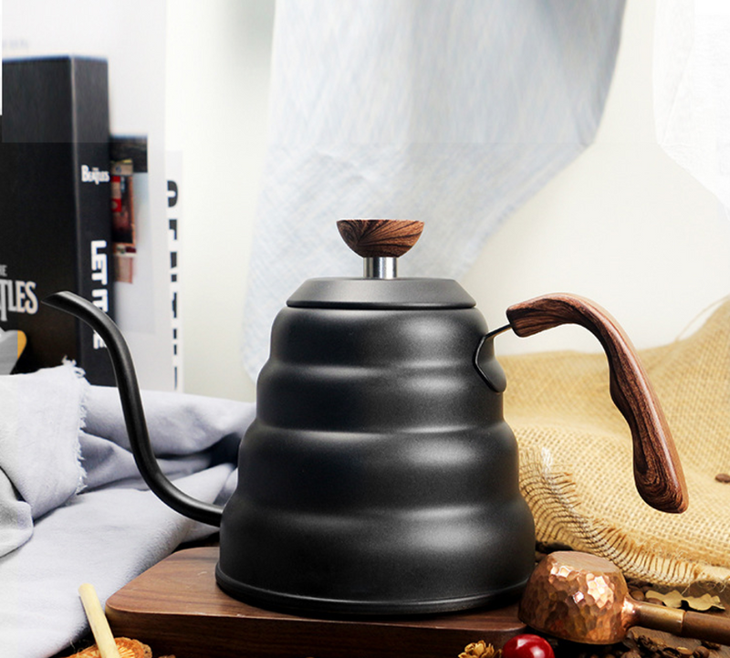 1L stainless steel tea kettle with Slim Get Gooseneck with thermometer