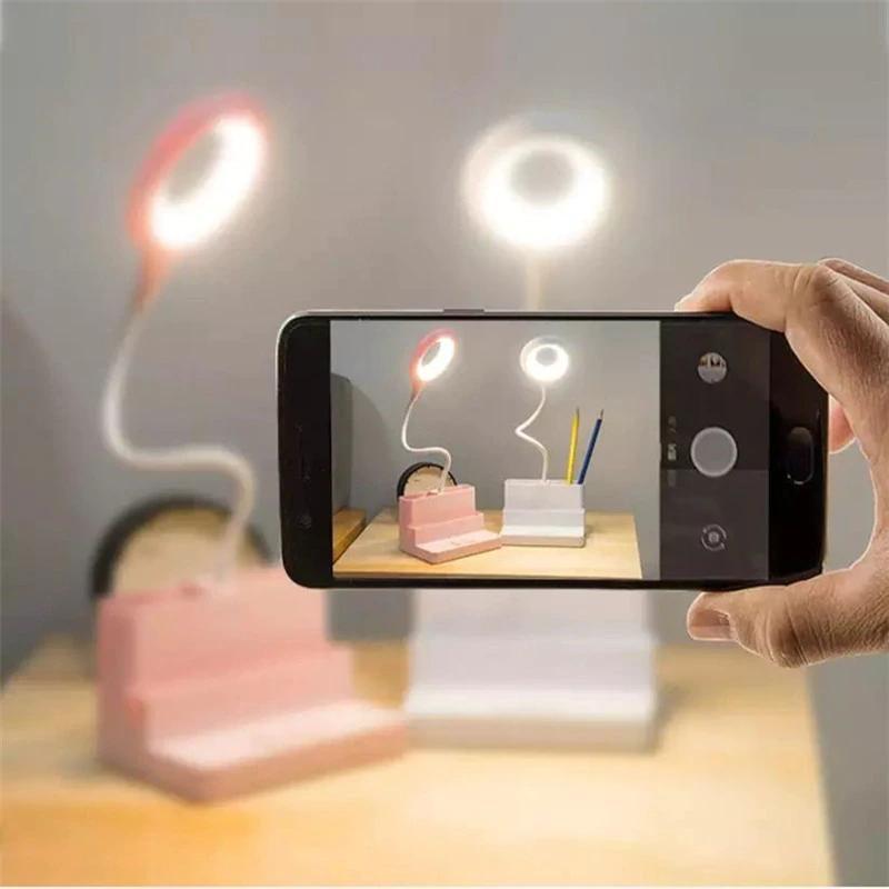 Creative 3 in1 LED Crew Pen Desk Pen Light USB Charging