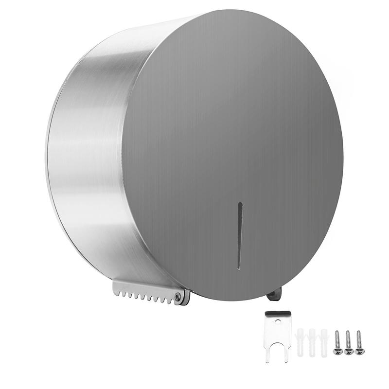 Toilet paper wall handle with lid chrome plated toilet paper box