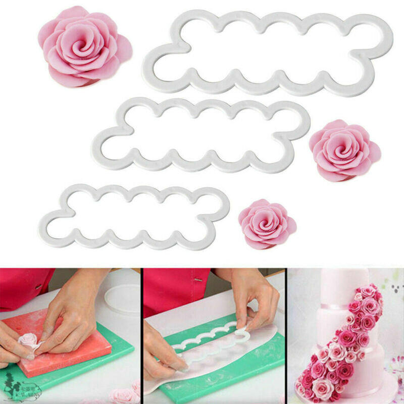 Plastic Cake With Rose Flower Cream Liqueur Sugarcraft Casting