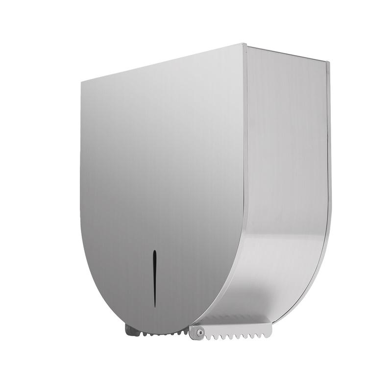 Toilet Paper Wall Holder with Lid Stainless Steel