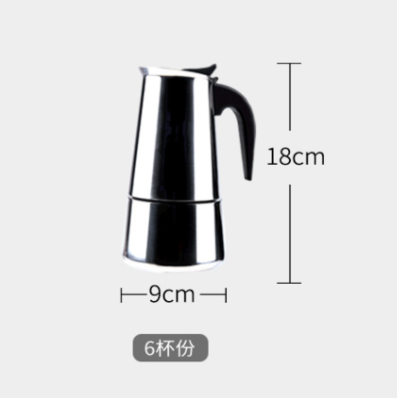 300ml coffee machine Top Italian Moka Cafeteira Espresso