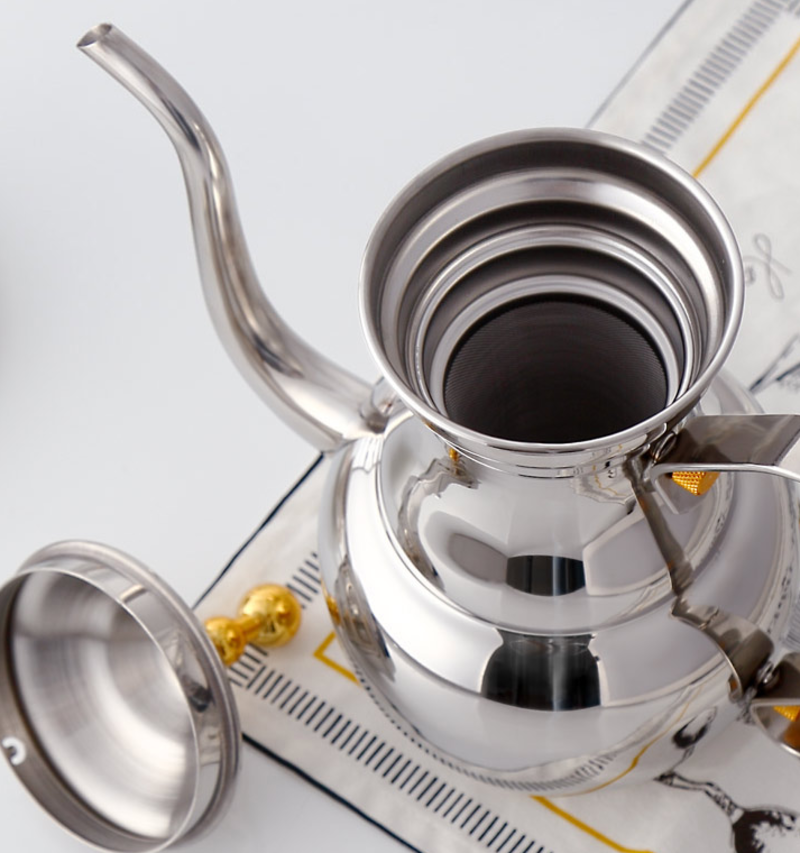 0.7L hotel kettle stainless steel kettle long pouring neck