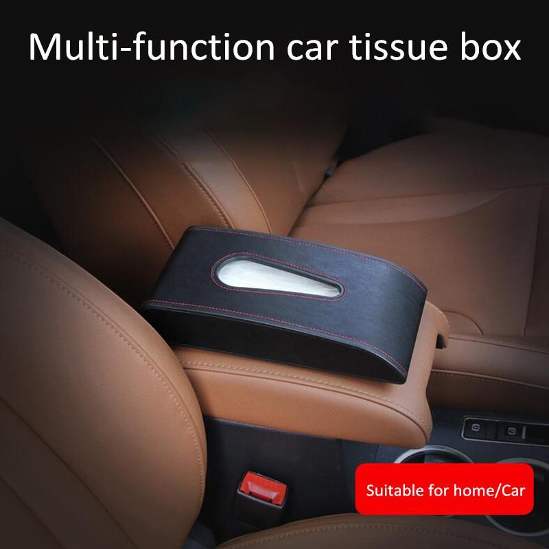 Car Interior Accessories Car Styling Stylish Leather Towel Box