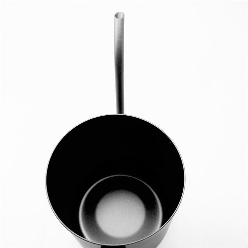 250ml long pouring stainless steel narrow neck Pot