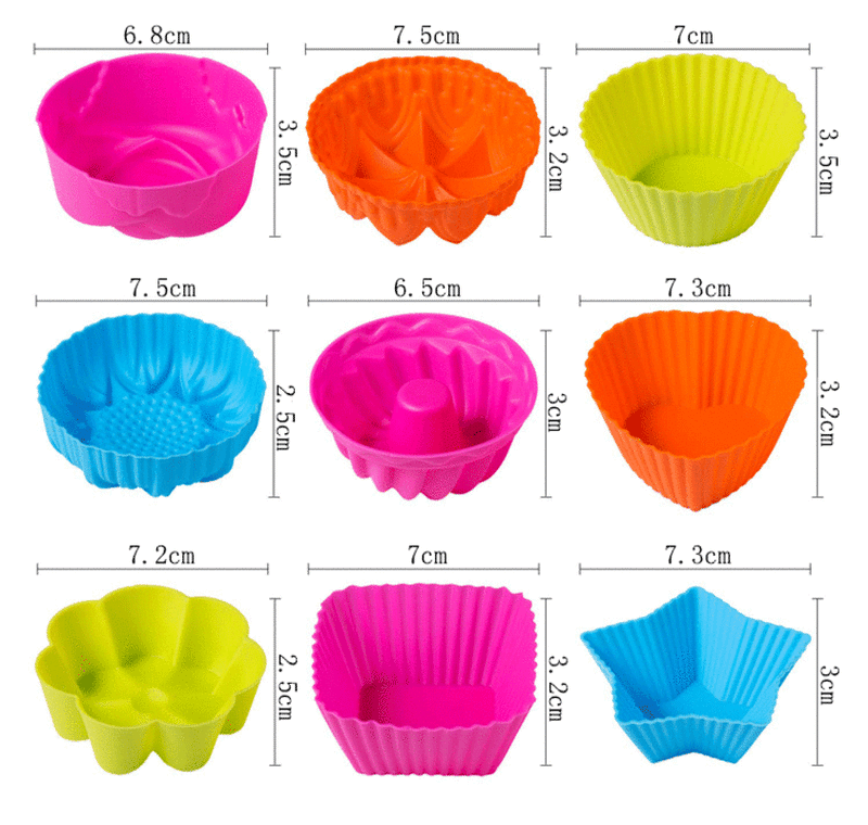 Pumpkin Muffin 3D Cake Baking Cupcake - 36 PIECES