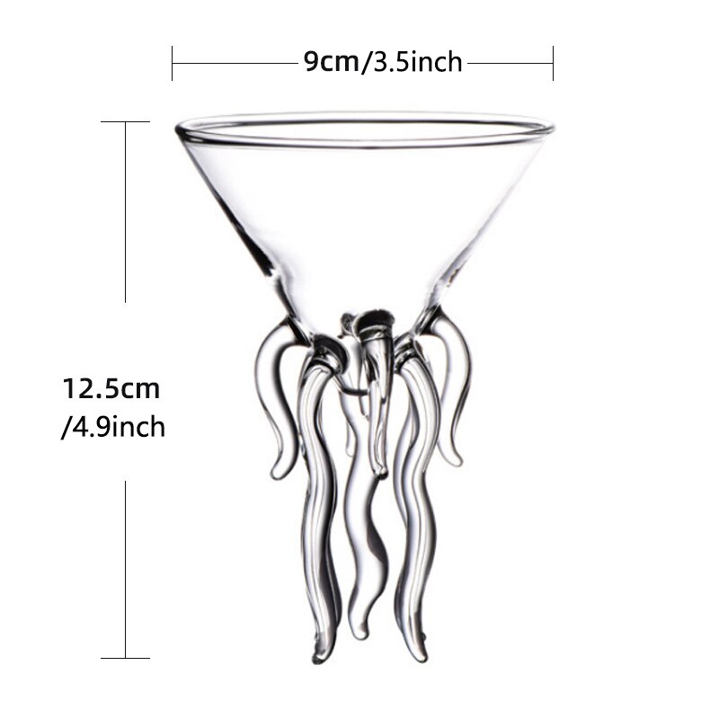 New wine elegant glass cup