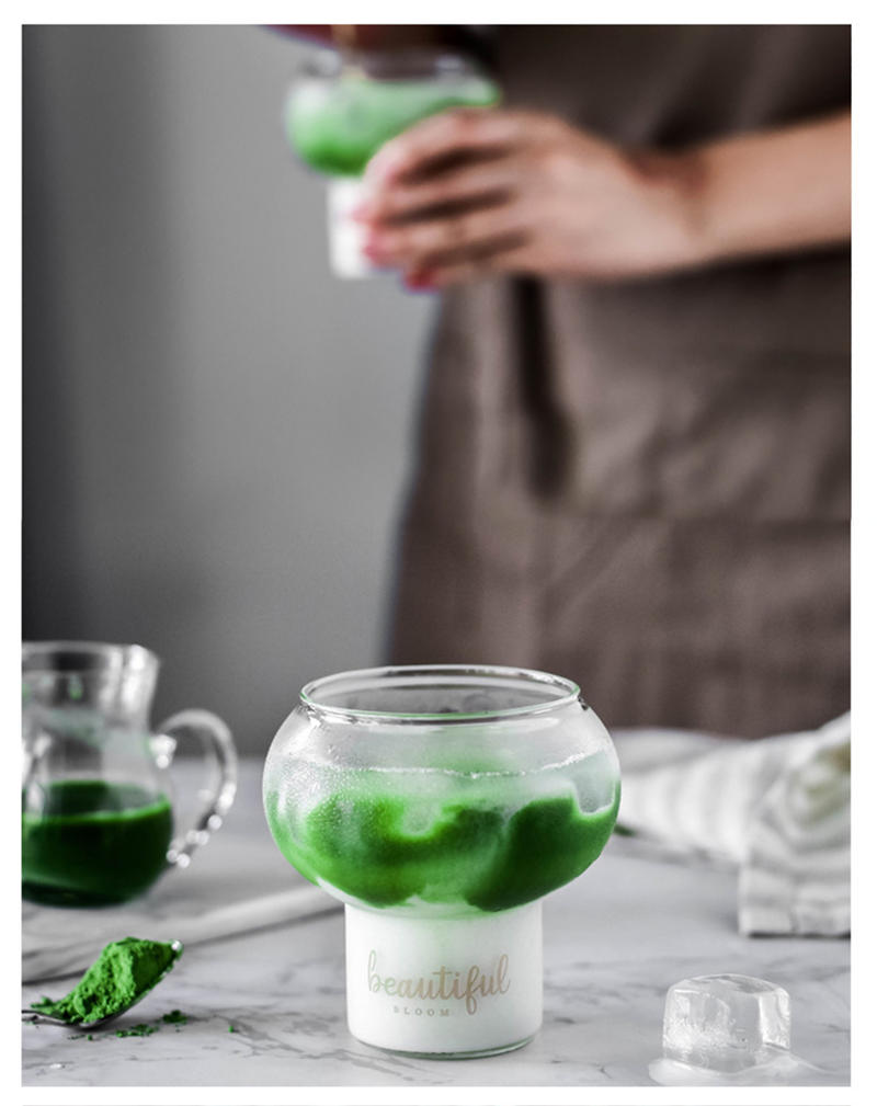 creative cocktail transparent cocktail breakfast yogurt cup