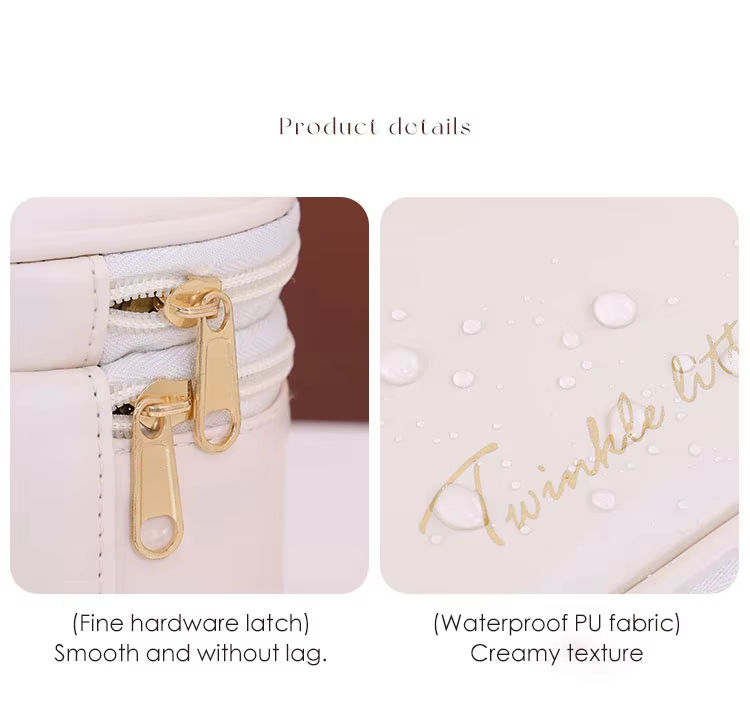 Water Resistant Portable Travel Cosmetic Organizer Case
