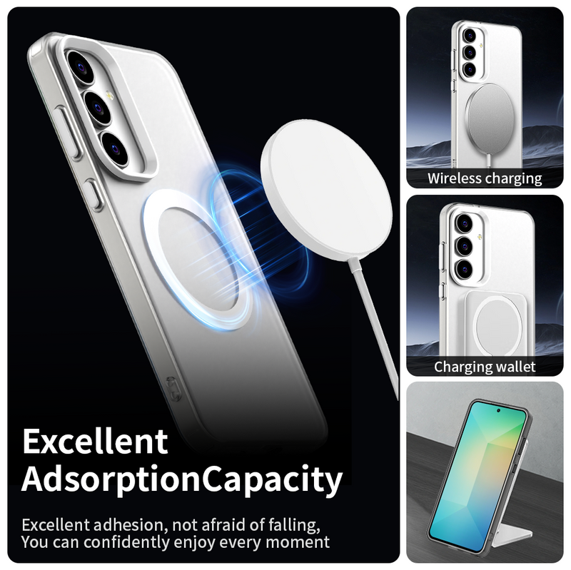 Phone Case for Samsung Galaxy S25 FE, Compatible with Magsafe,Shockproof Magnetic Case Cover