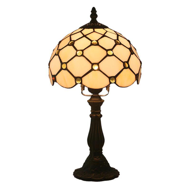 Retro Bar Night Lamp Night Lamp Yellow Glass Lamp Resin Makeup Table