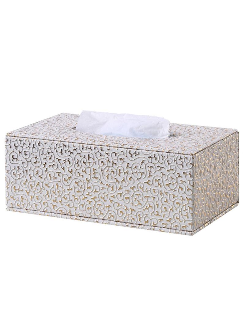UPSCALE Napkin Box PU Leather Car Napkin Box