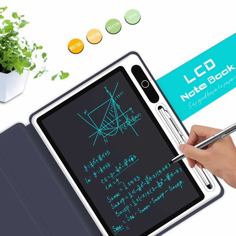 LCD Writing Tablet Notebook, Reusable Electronic Drawing Board with Protective Case, Paperless Doodle Pad for Writing, Painting, Creation & Work