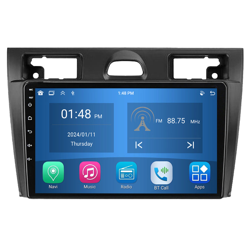 RoverOne Car Stereo Radio Bluetooth CarPlay GPS Navigation for Ford Fiesta Mk VI 5 Mk5 2002 - 2008